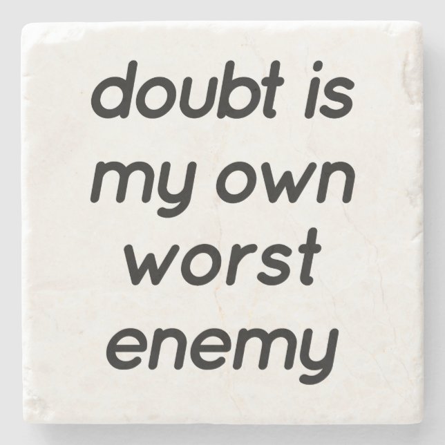 Porta copos de Pedra Marble Dubt (Frente)