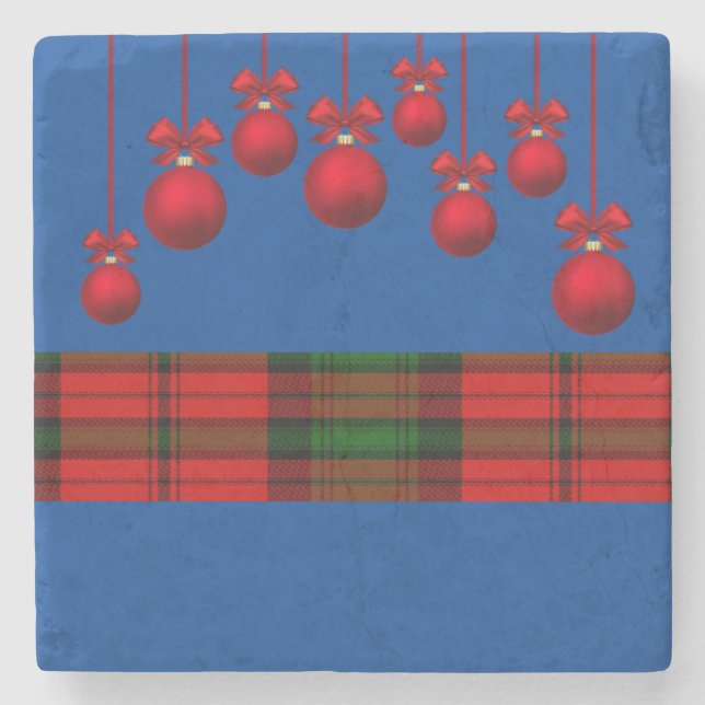 Porta copos de Pedra Marble no Natal (Frente)