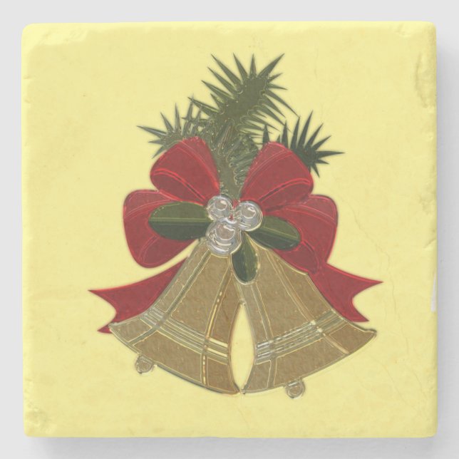 Porta copos de Pedra Marble no Natal (Frente)