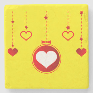 Porta copos de Pedra Marble no Natal