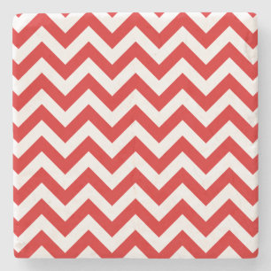 Porta copos de pedra na moda de Chevron