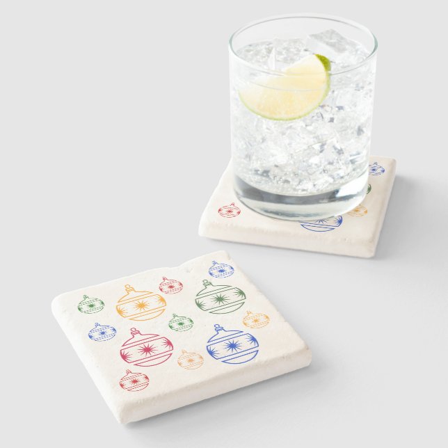 Porta copos de Pedra - Ornamentos de Árvore de Nat (Lateral)