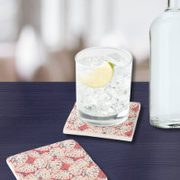 Porta copos de Pedra Padrão Monstera