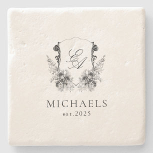 Porta copos de Pedra Personalizada de Luxo Clássic