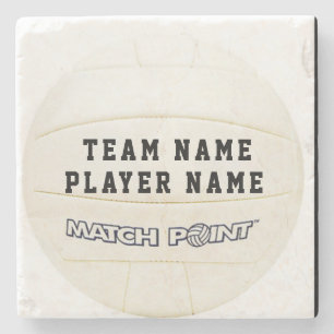 PORTA COPOS DE PEDRA PERSONALIZADA DE VOLLEYBALL B