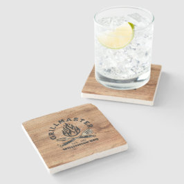 Porta copos de Pedra Personalizada Rustic GRILLMAS