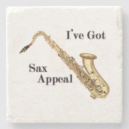 Porta copos de Pedra Saxofônica