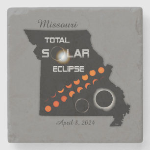 Porta copos de Pedra Solar Eclipse do Missouri