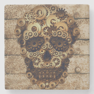 Porta copos de Pedra Steampunk