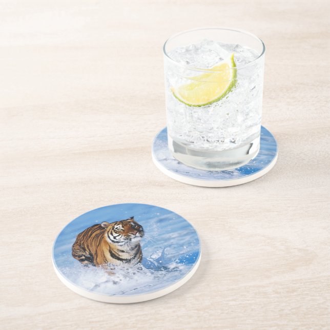 Porta copos de Pedra Tiger (Lateral)