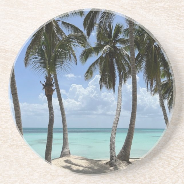 Porta copos de Pedra Tropical Sandstone (Frente)