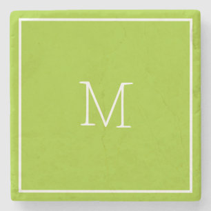 Porta copos de Pedra Verde Avocado