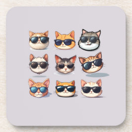 Porta copos de plástico com Duro de Tema Gato Boni