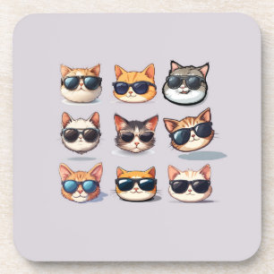 Porta copos de plástico com Duro de Tema Gato Boni
