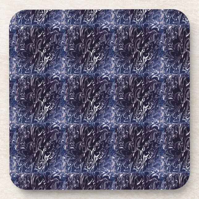 Porta copos de plástico com Duro preto roxo clássi (Frente)