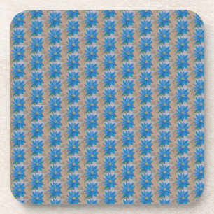 Porta copos de plástico com ventilador azul