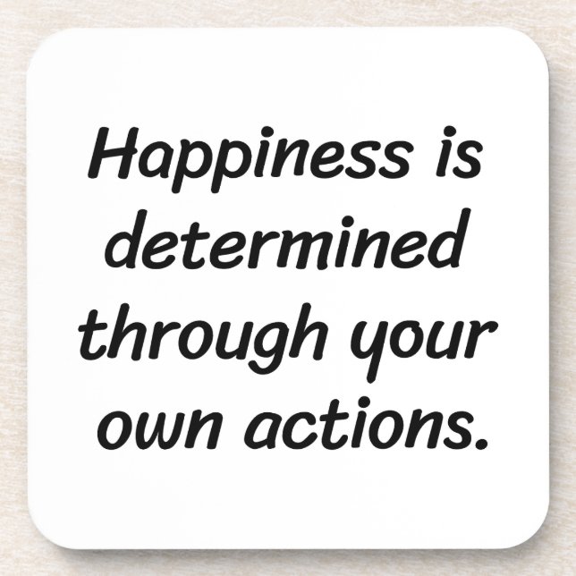 Porta copos de plástico do Duro de felicidade (Frente)