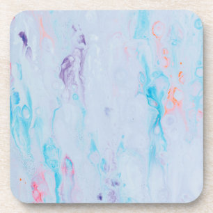 Porta copos de plástico do Duro de pedra Marble