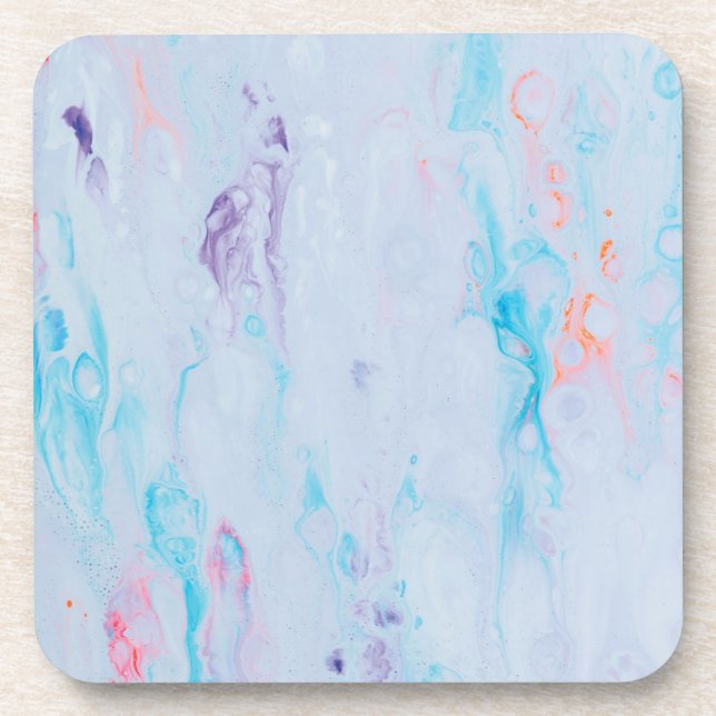 Porta copos de plástico do Duro de pedra Marble (Frente)