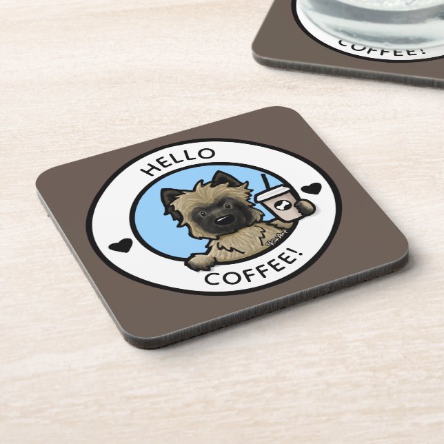 Porta copos de plástico do Duro do café KiniArt (Left Side)