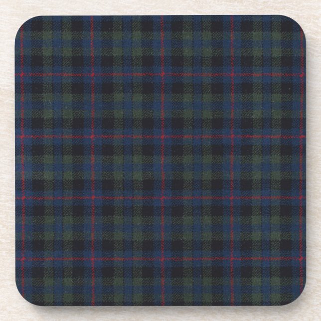 Porta copos de plástico do Duro Tartan (Frente)