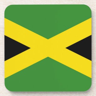 Porta copos de plástico duro com bandeira da Jama