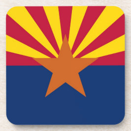 porta copos de plástico duro com bandeira de Arizo