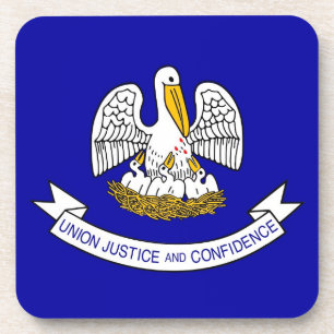 Porta copos de plástico duro com bandeira de Loui