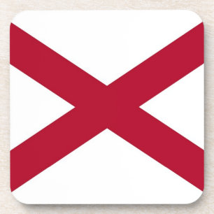 porta copos de plástico duro com bandeira do Alaba