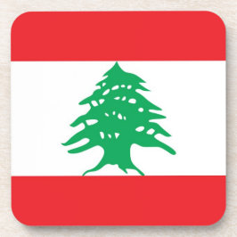 porta copos de plástico duro com pavilhão do Líban