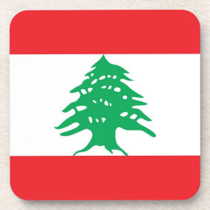 porta copos de plástico duro com pavilhão do Líban