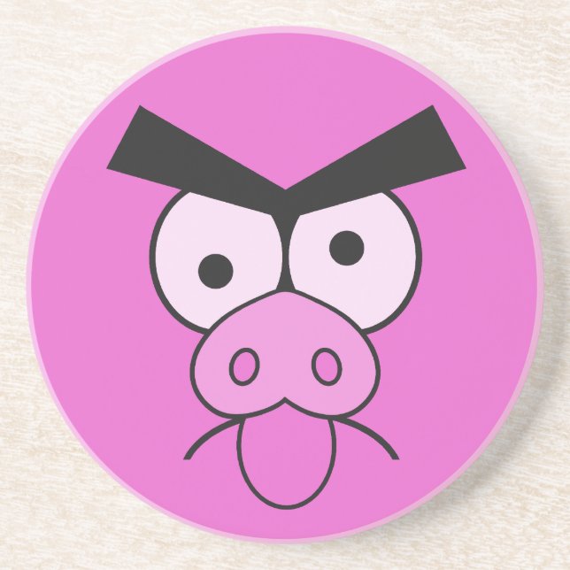 Porta copos de Porcos Loucos (Frente)