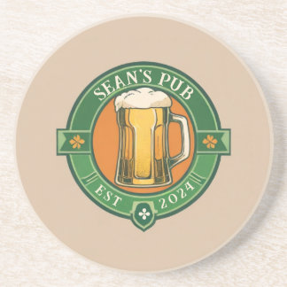 Porta copos de Pub Irlandês Personalizado com Nome