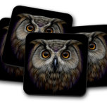 Porta copos de Retrato Vintage Owl | Conjunto de e<br><div class="desc">Porta copos de Retrato Vintage Owl | Conjunto de Portas copos de Cortiça de eterno Adicionar um toque de charme de vintagem à sua casa com este conjunto de portas copos de cortiça de retrato de cortiça de cortiça lindamente detalhado. Apresentando uma elegante e eterno ilustração de uma coruja, essas...</div>
