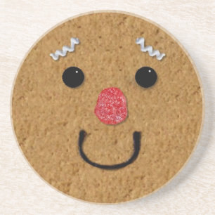 Porta copos de rosto de Gingerbread Man