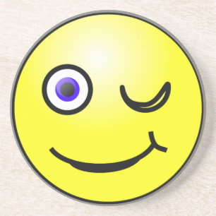 Porta copos de rosto piscante