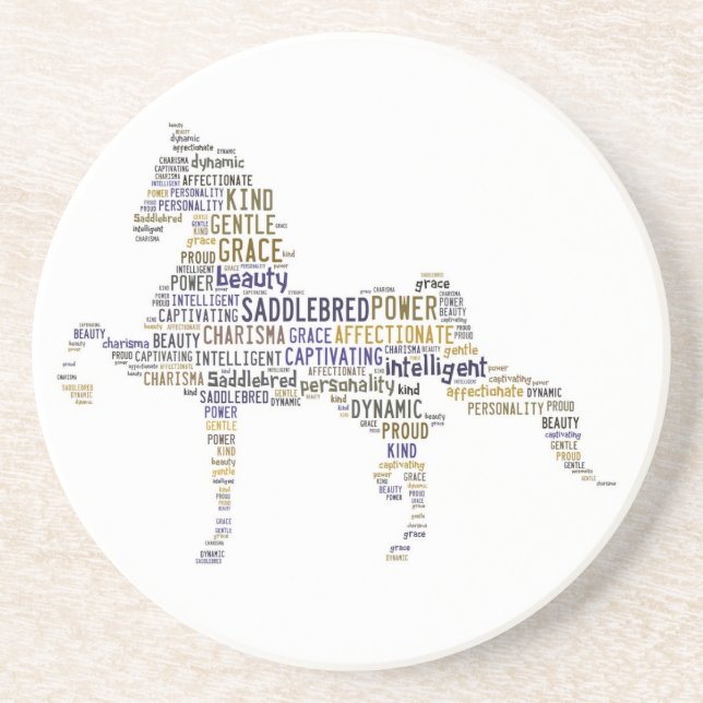 Porta copos de Saddlebred (Frente)