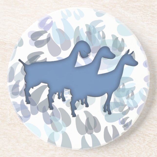 Porta copos de Sandstone de Cabra Leiteira (Frente)