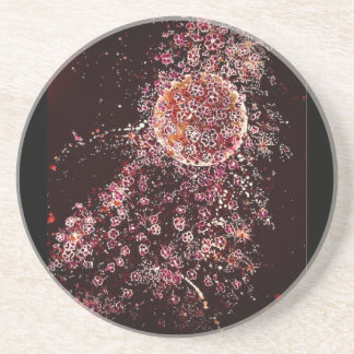 Porta copos de Sandstone de Lua Flores