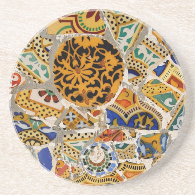 Porta copos de Sandstone Mosaico (Frente)