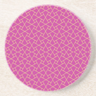Porta copos de Sandstone, Padrão Islâmico Roxo, Do