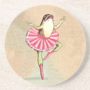 Porta copos de Sapo Ballerina de dança feliz