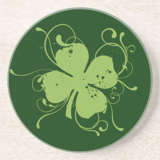 Porta copos de Shamrock irlandês