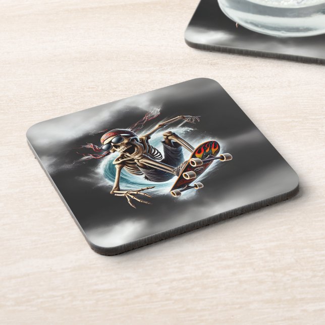 Porta copos de skate de gado e rolo (Left Side)