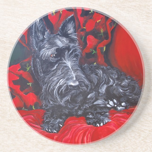 Porta copos de Terrier do Scottish (Frente)
