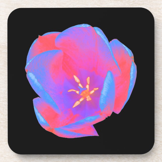 Porta copos de Tulipas Fluorescente (Frente)