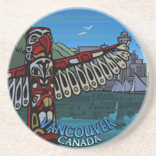 Porta copos de Vancouver Souvenir Pontos de Refer
