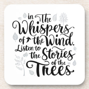 Porta copos de vento sussurros