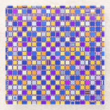 Porta copos de Vidro da Grade Metálica Moderna