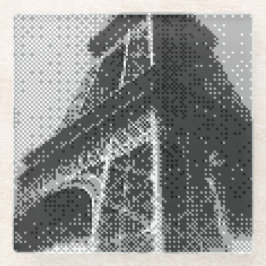 porta copos de vidro da torre eiffel
